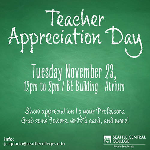 Teacher Appreciation Day Flier